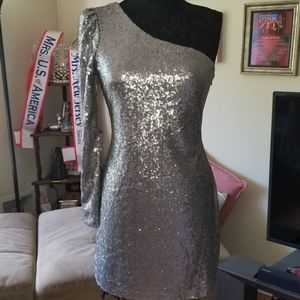 Silver Cocktail Dress